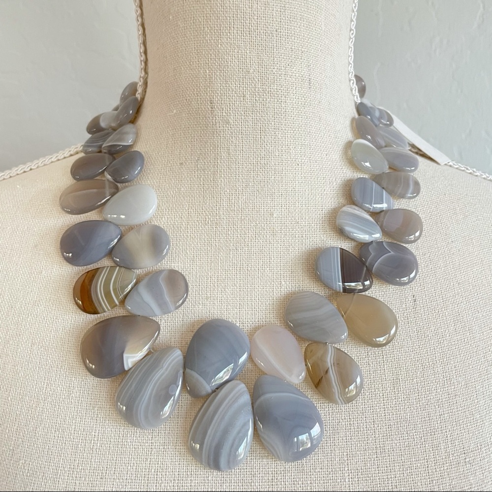 Anthology multi stone necklace